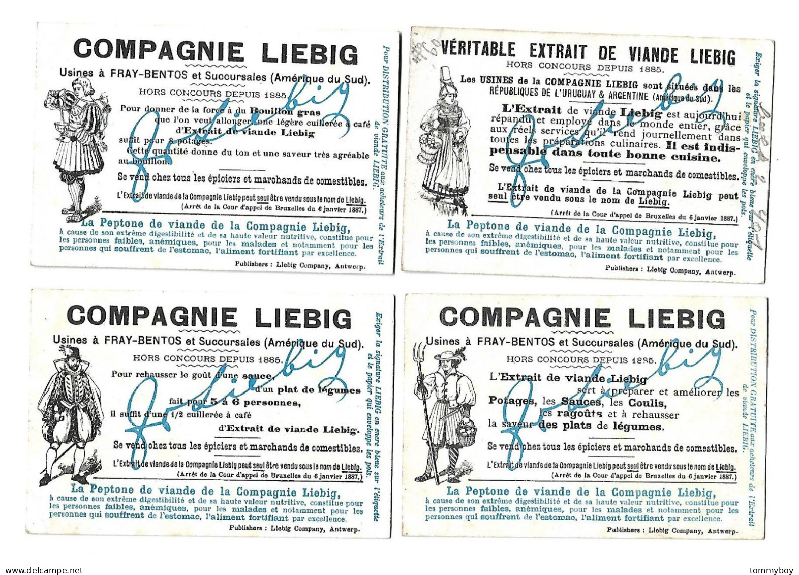 S 611, Liebig 6 Cards, Enfants Militaires (ref B14) - Liebig