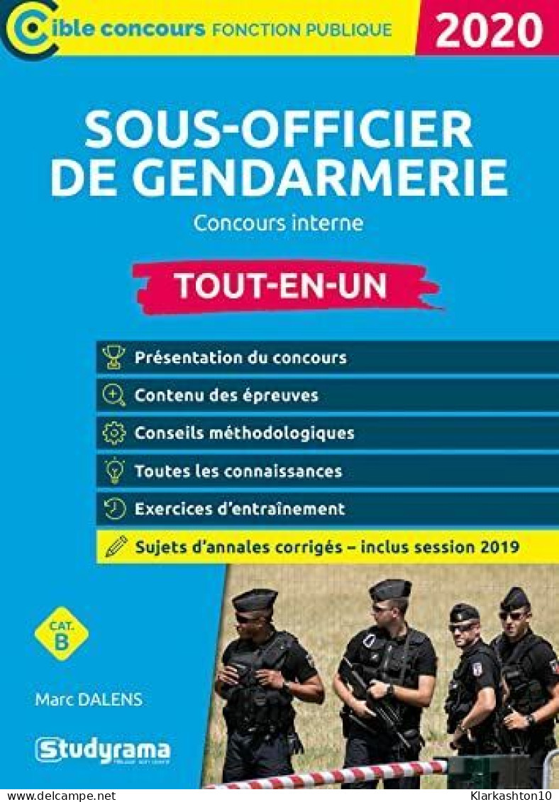 Sous-officier De Gendarmerie - Concours Interne - Other & Unclassified