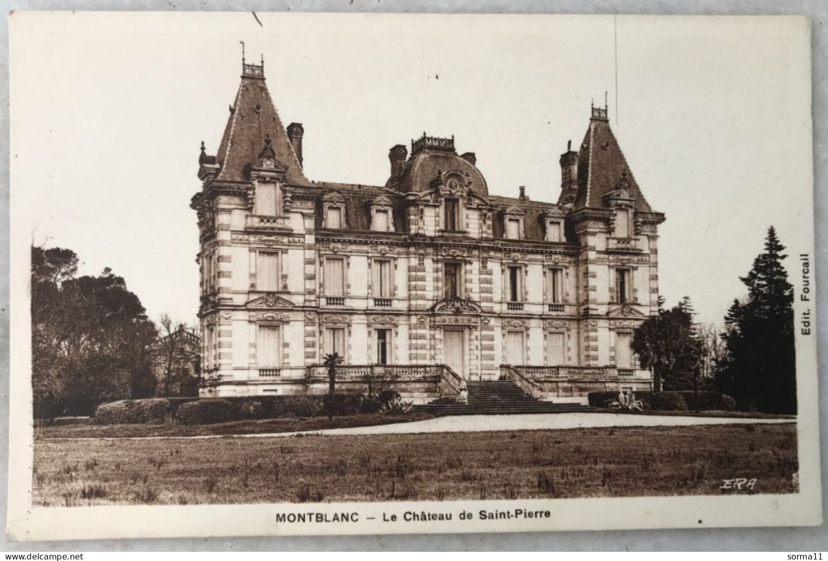 CPA MONTBLANC 34 Le Château De Saint Pierre - Autres & Non Classés