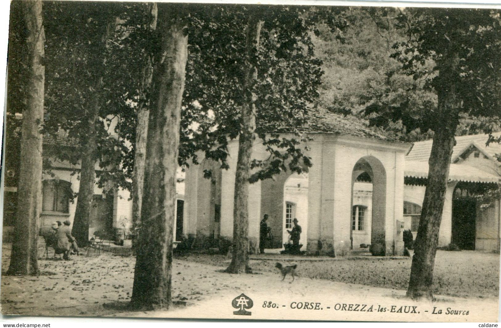 -2B - CORSE  - Souvenir  D'OREZZA-les-EAUX - L'Etablissement De La Source En Corse - Autres & Non Classés
