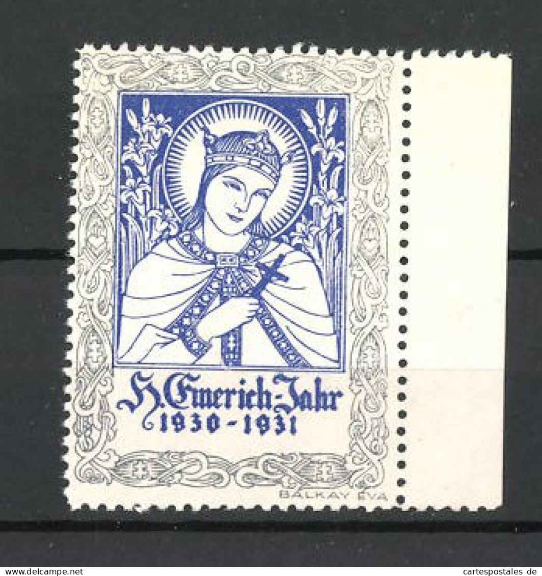 Reklamemarke H. Emerich Jahr 1930-1931  - Cinderellas