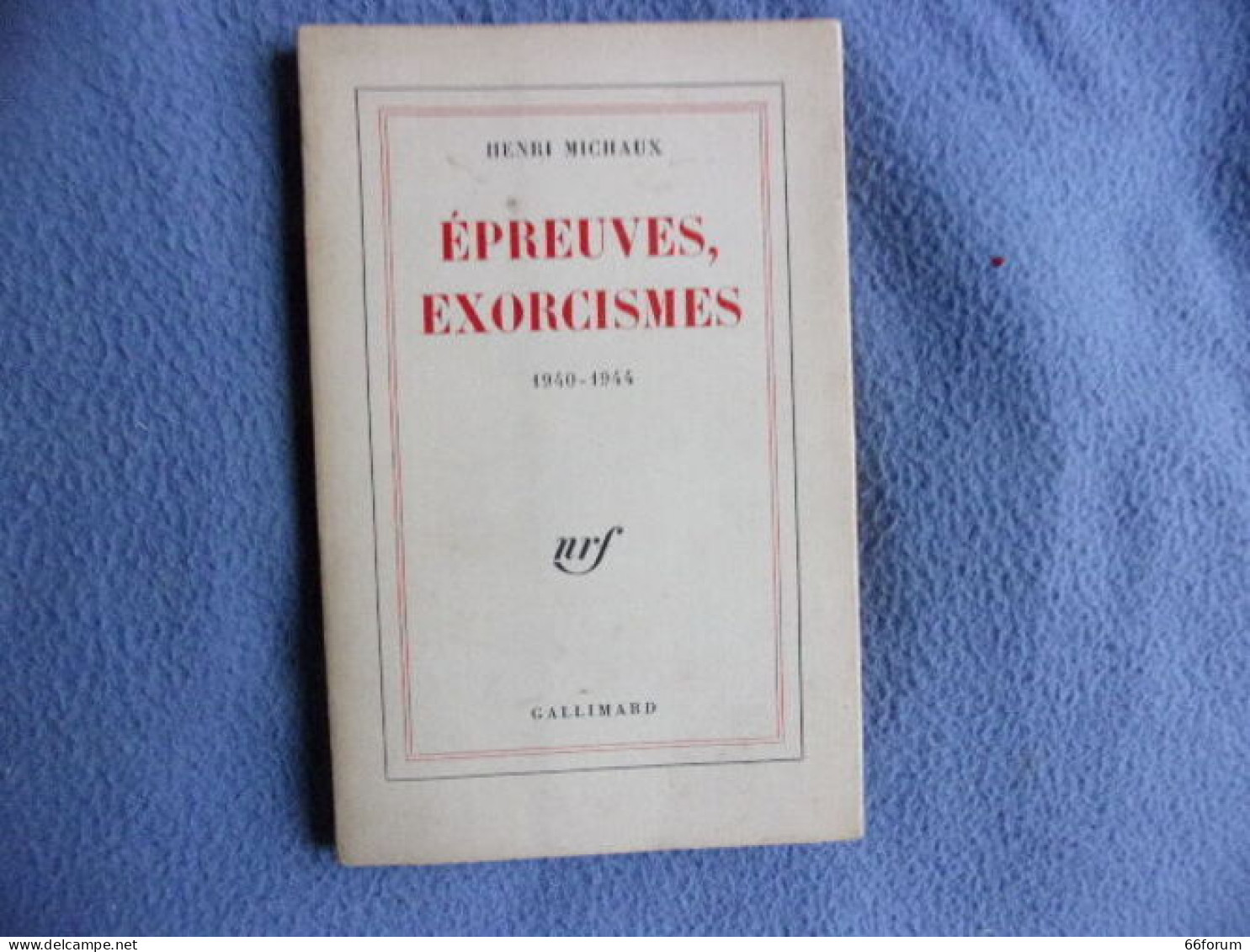 Epreuves Exorcismes 1940-1944 - 1801-1900