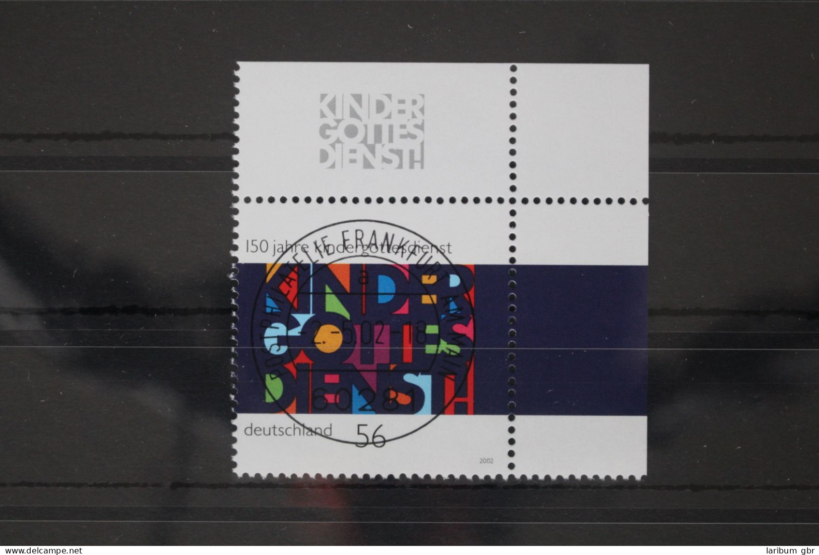 BRD 2256 Gestempelt Vollstempel Frankfurt Eckrand Bundesrepublik #WZ019 - Other & Unclassified