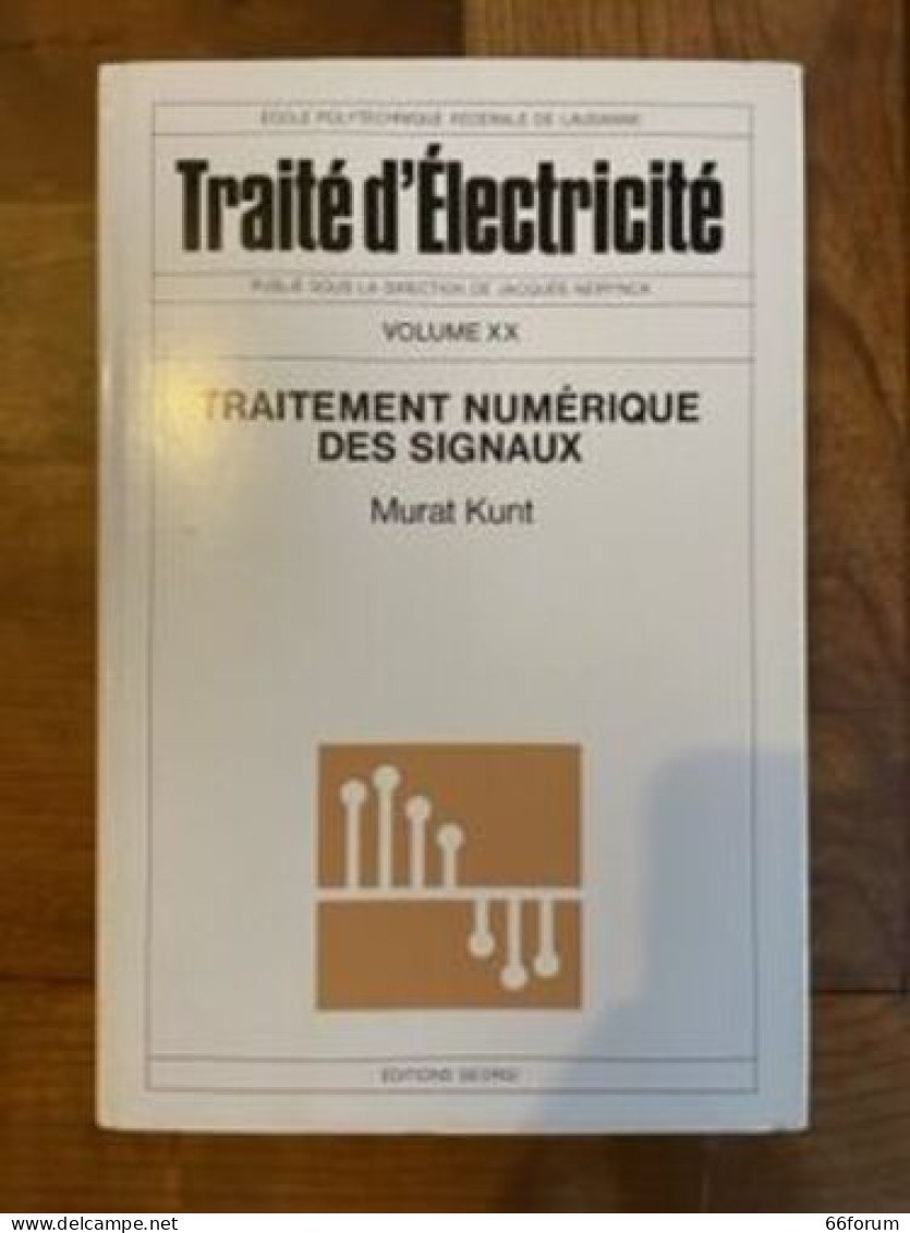 Traité D'électricité. V XX. Traitement Numérique Des Signaux - Sciences