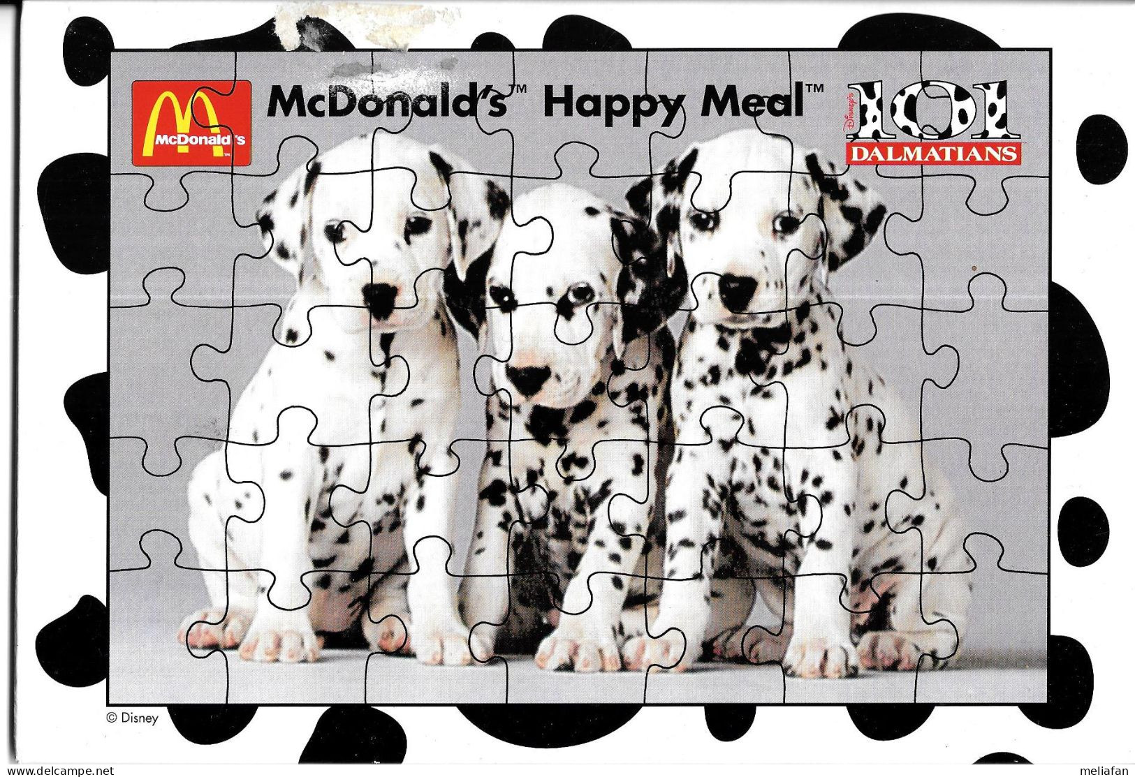 BM14 - PUZZLE MAC DONALD - 101 DALMATIENS - Other & Unclassified