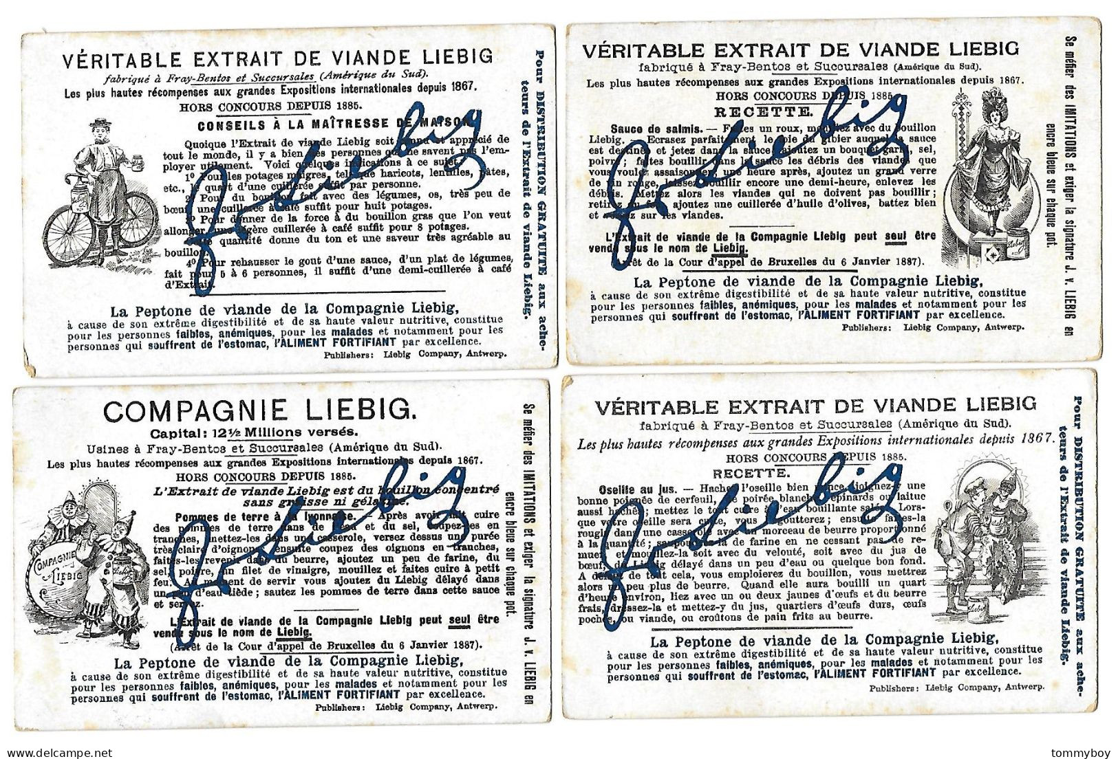 S 606, Liebig 6 Cards, Au Transvaal (lower Condition) (ref B14) - Liebig