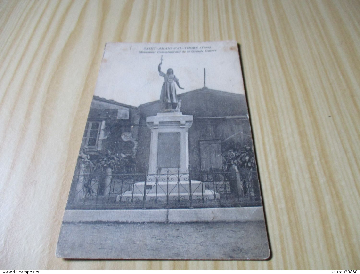 CPA Saint-Amans-Val-Thoré (81).Monument Commémoratif De La Grande Guerre. - Autres & Non Classés