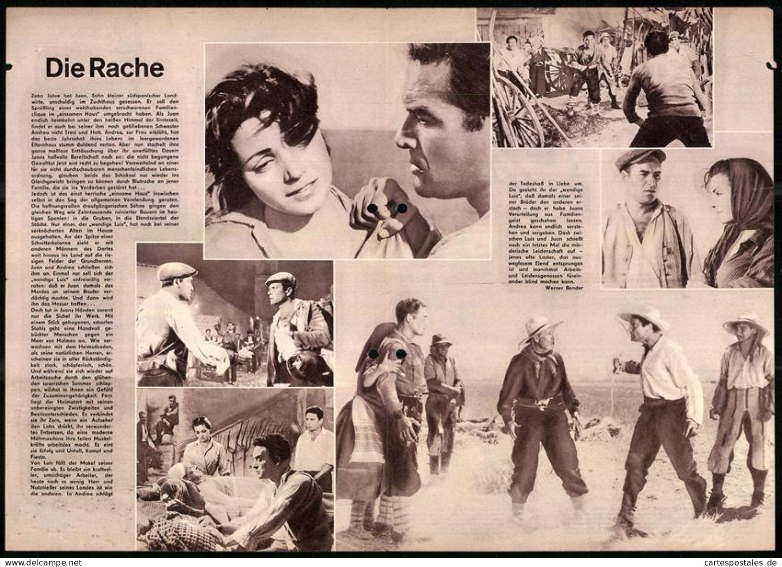 Filmprogramm PFP Nr. 87 /60, Die Rache, Carmen Sevilla, Raf Vallone, Jorge Mistral, Regie: Juan Antonio Bardem  - Magazines