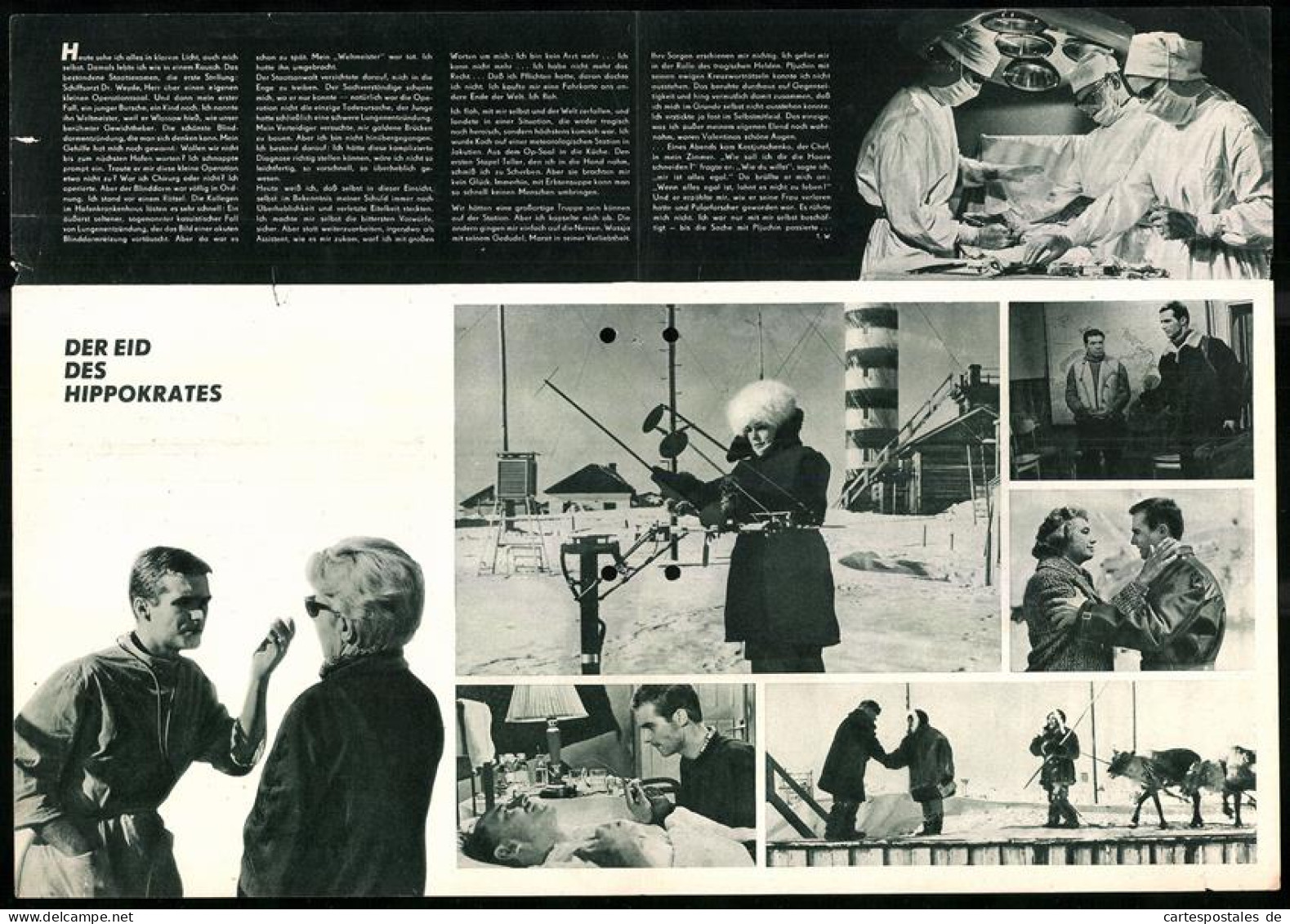 Filmprogramm Film Für Sie Nr. 98 /66, Der Eid Des Hippokrates, Paul Butkewitsch, A. Sawjalowa, Regie: Ada Neretnieze  - Magazines
