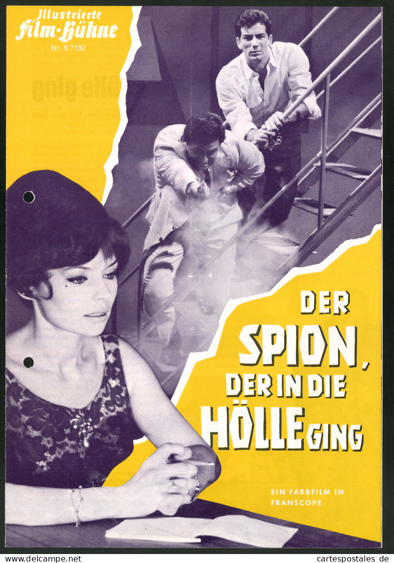 Filmprogramm IFB Nr. S 7132, Der Spion, Der In Die Hölle Ging, Ray Danton, Pascale Petit, Regie: Maurice Labro  - Zeitschriften