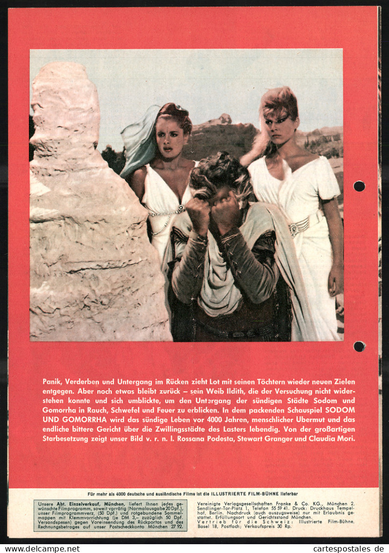 Filmprogramm IFB Nr. S 6370, Sodom Und Gomorrha, Stewart Granger, Anouk Aimée, Regie: Robert Aldrich  - Magazines