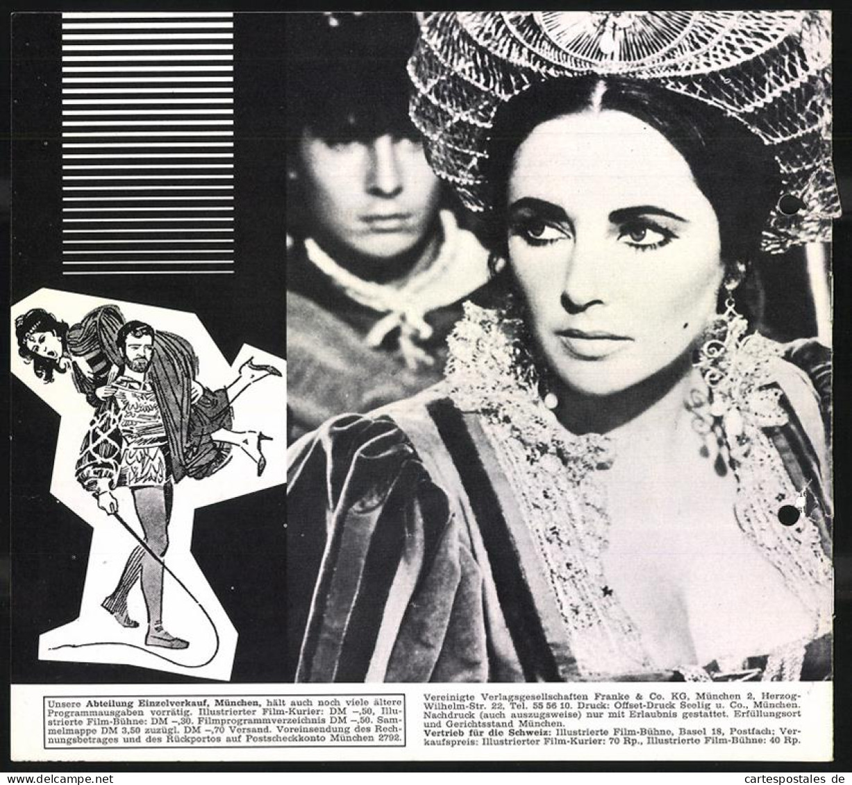 Filmprogramm IFK Nr. 193, Der Widerspenstigen Zähmung, Elizabeth Taylor, Richard Burton, Regie: Franco Zeffirelli  - Magazines