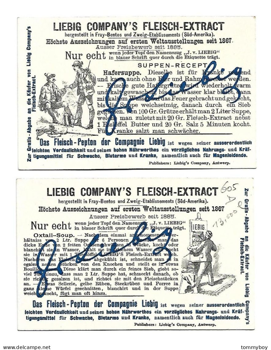 S 605, Liebig 6 Cards, Scènes De Genre  (ref B14) - Liebig