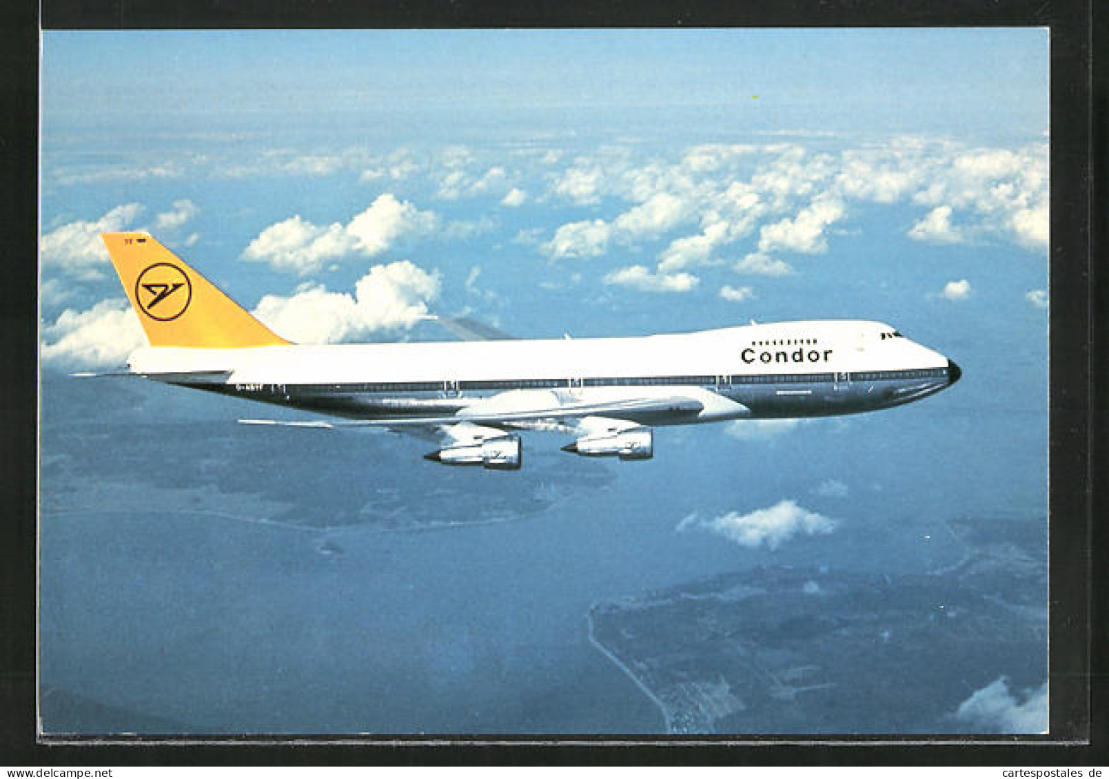AK Condor Jumbo-Jet, Boeing 747-200 In Der Luft  - 1946-....: Era Moderna