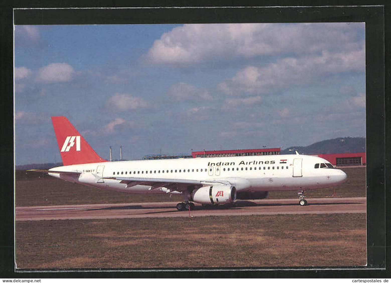 AK Indian Airlines, Airbus A. 320-231 Auf Der Startbahn  - 1946-....: Ere Moderne