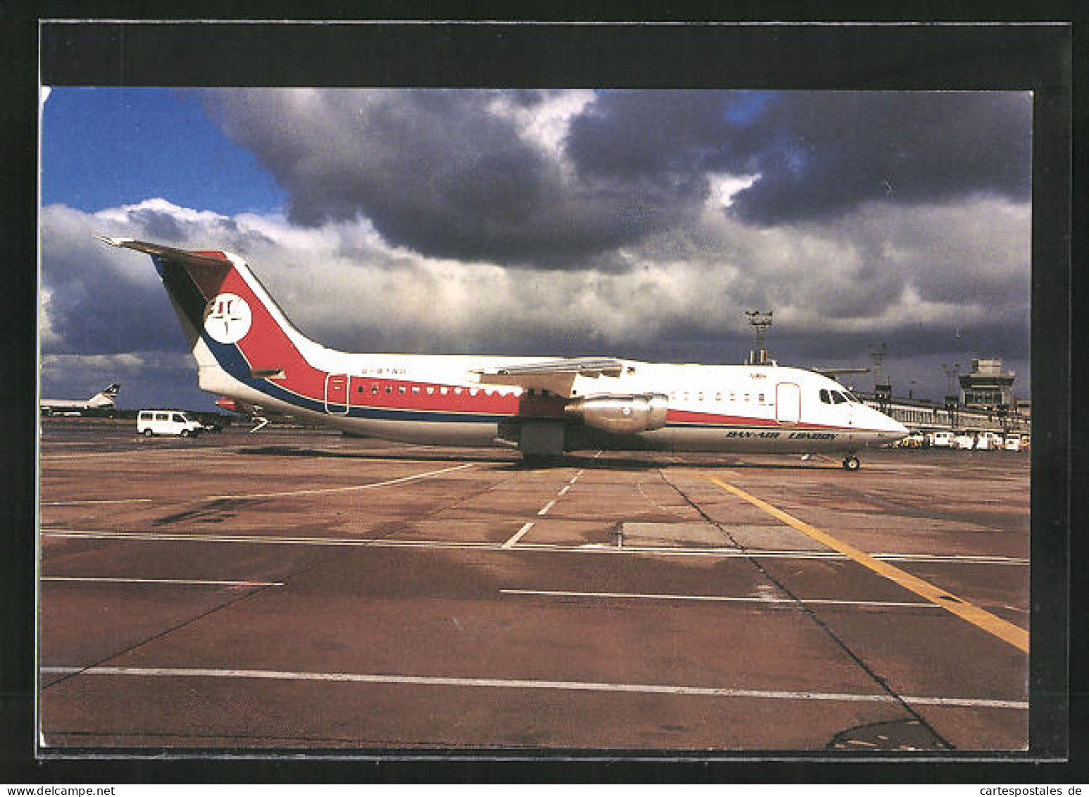 AK Dan-Air, G-BTNU. BAe146-300 Auf Der Startbahn  - 1946-....: Ere Moderne