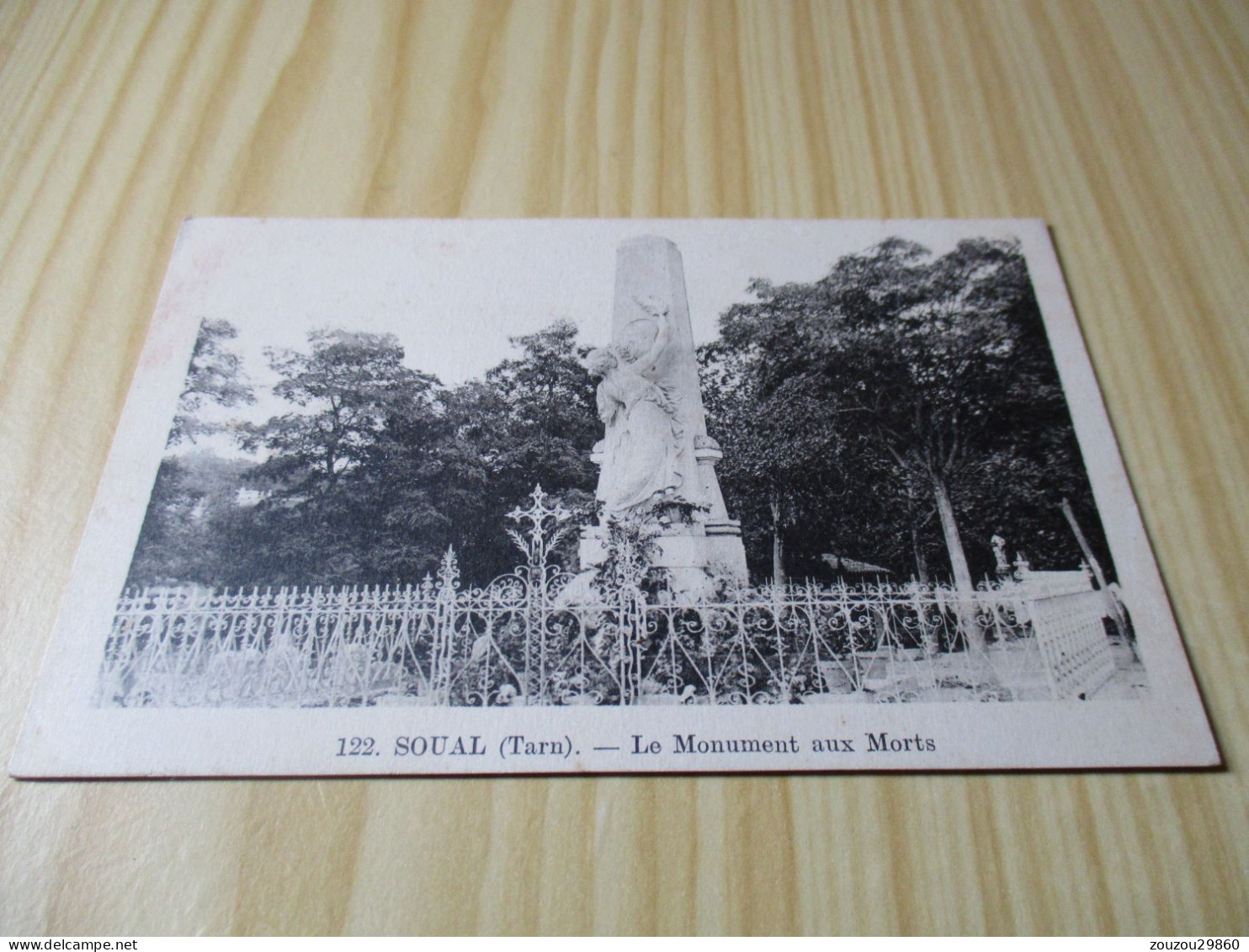 CPA Soual (81).Le Monument Aux Morts. - Lavaur