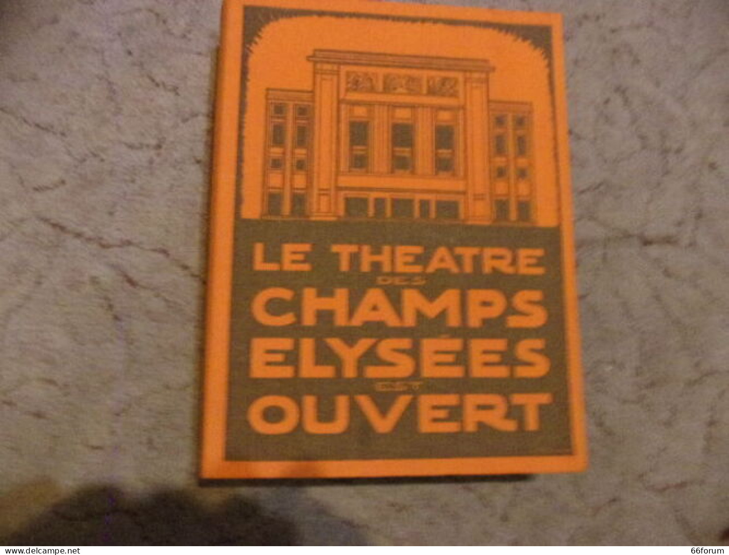 Le Théatre Des Champs-Elysées Est Ouvert - Other & Unclassified