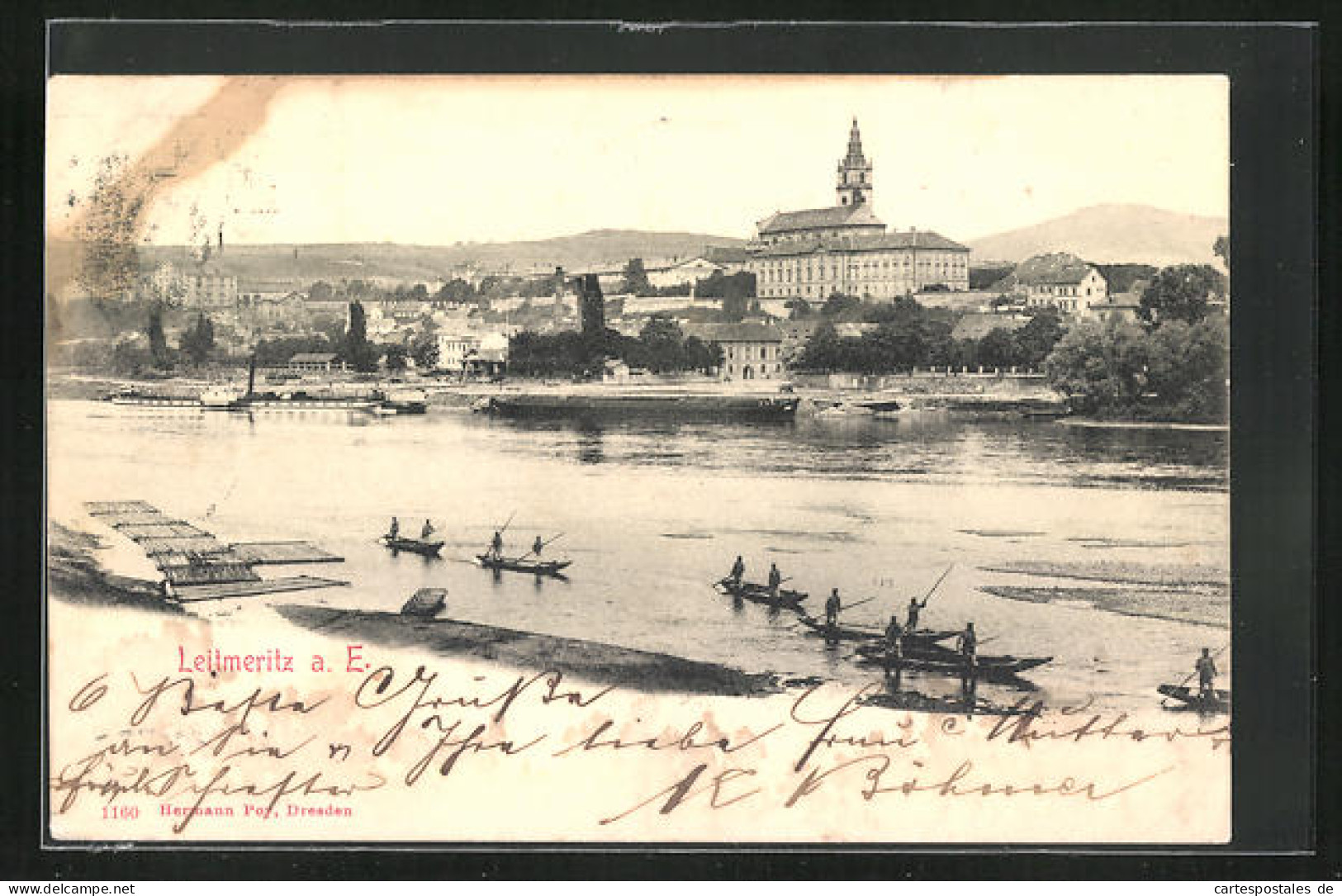 AK Leitmeritz / Litomerice, Panorama  - Tchéquie