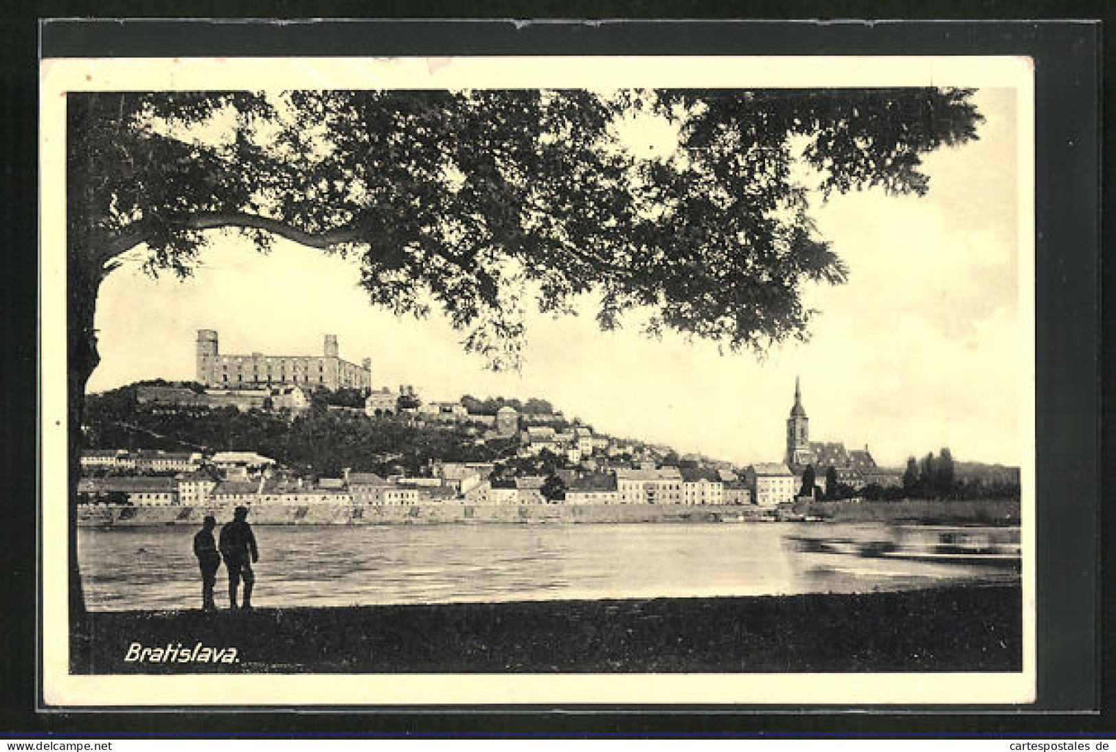 AK Bratislava, Stadt Vom Fluss Aus Betrachtet  - Slovakia