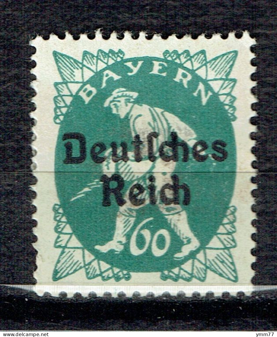 Série Courante Surchargée "Deutsches Reich" : Semeur - Unused Stamps