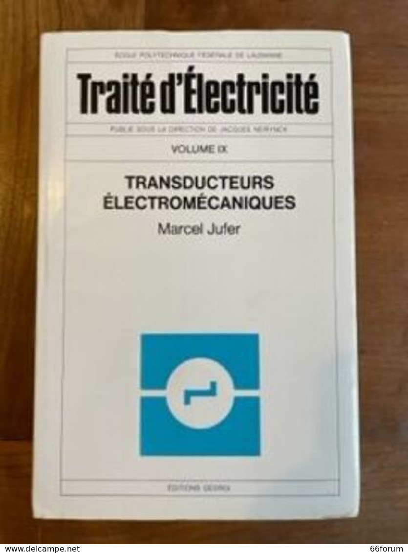 Traité D'électricité. V IX. Transducteurs électromagnétiques - Scienza