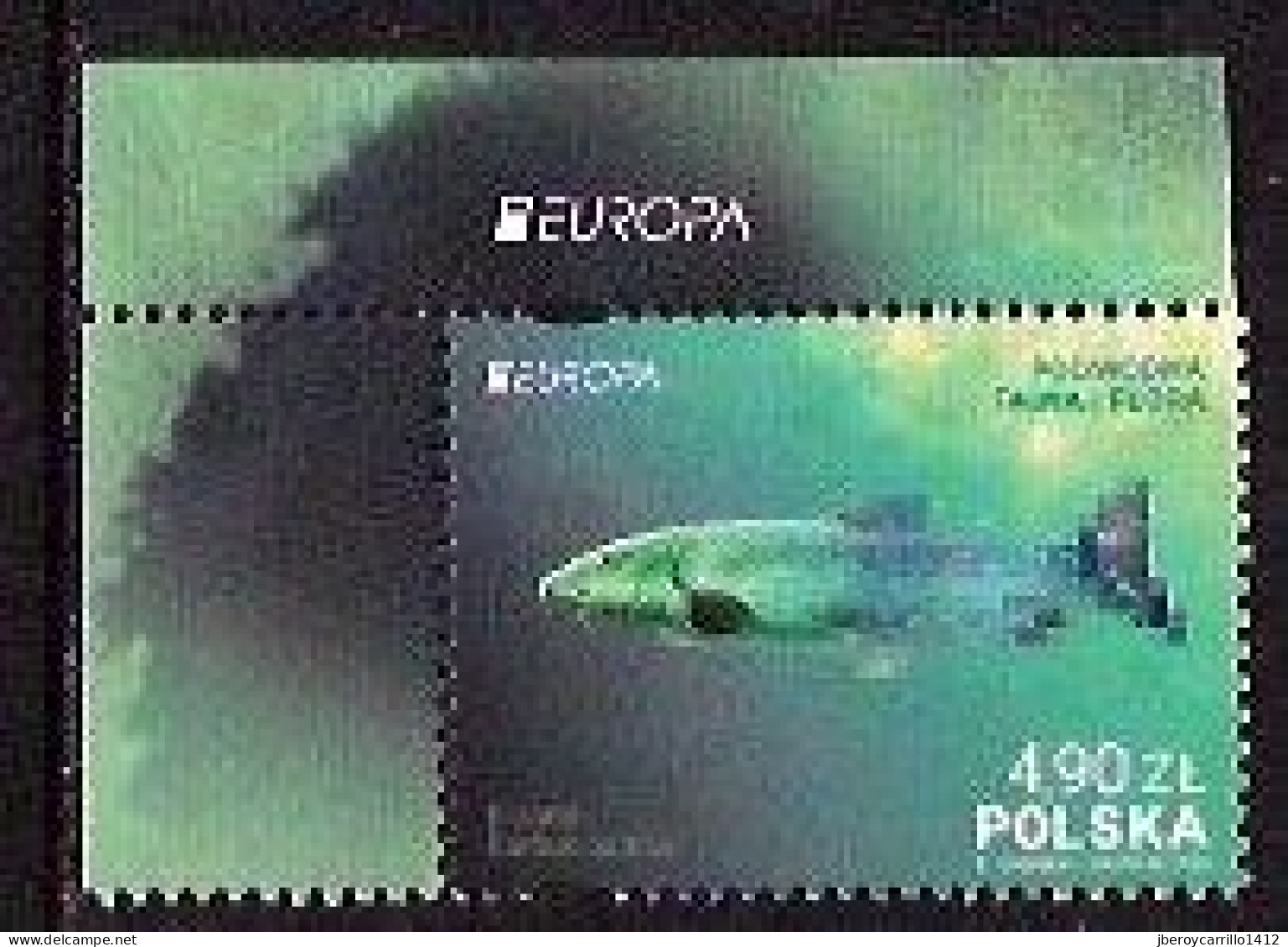 POLONIA /POLAND /POLSKA /POLOGNE - EUROPA-CEPT 2024 -"UNDERWATER FLORA And FAUNA".- SERIE De 1 V.- CH-SUP-IZQ-EUR - 2024