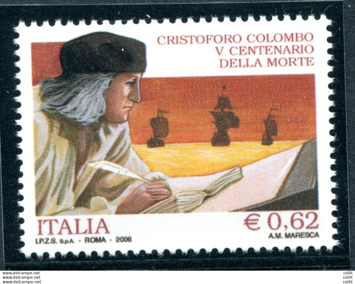 Colombo V Centenario Della Morte - Varietà - Errors And Curiosities