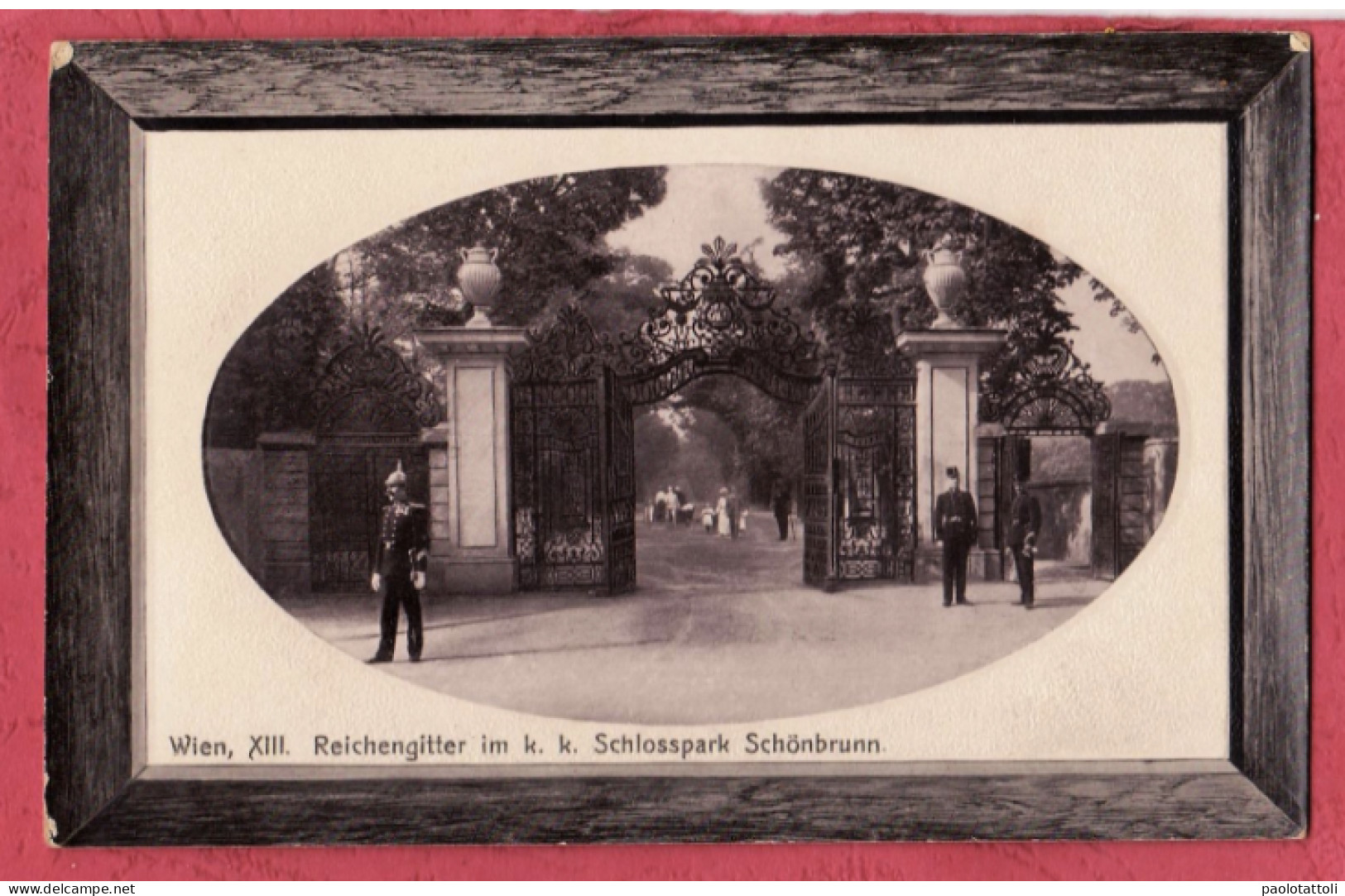 Wien, XIII Reichengitterim K.k. Schlosspark Schonbrunn- Small Size, Divided Back, New. Ed. AL SerieX 54- - Autres & Non Classés