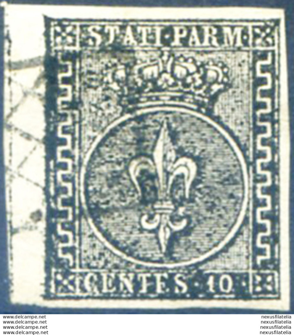 Parma. Giglio 10 C. 1852. Usato. - Unclassified