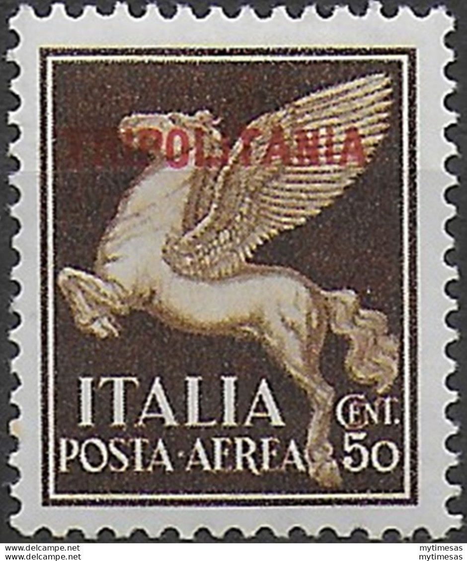 1930 Tripolitania 50c. Bruno Airmail NE Bc MNH Sassone N. 8 - Other & Unclassified