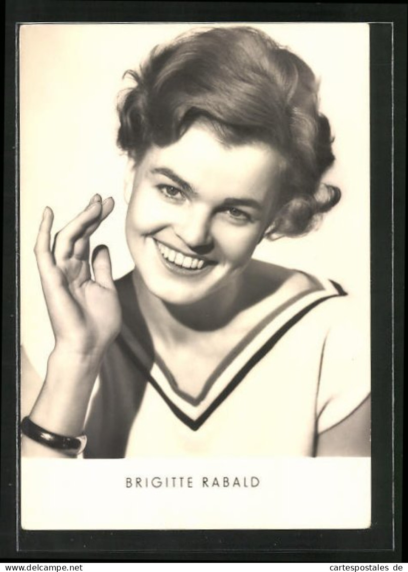 AK Schauspielerin Brigitte Rabald  - Acteurs