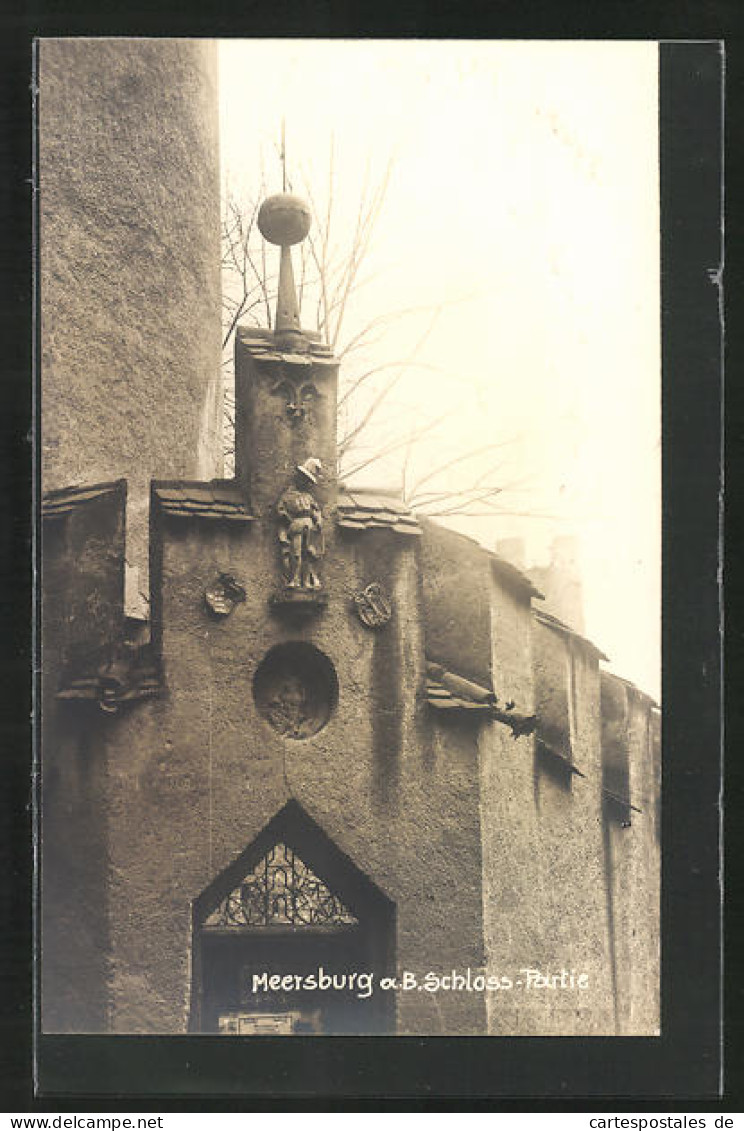 AK Meersburg /Bodensee, Mauerpartie Des Schlosses  - Meersburg