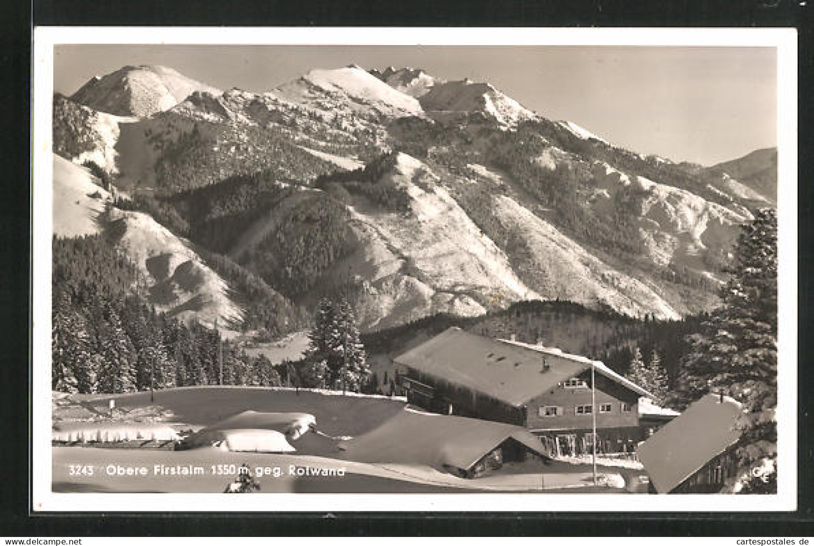 AK Schliersee, Gasthaus Obere Firstalm Geg. Rotwand  - Schliersee