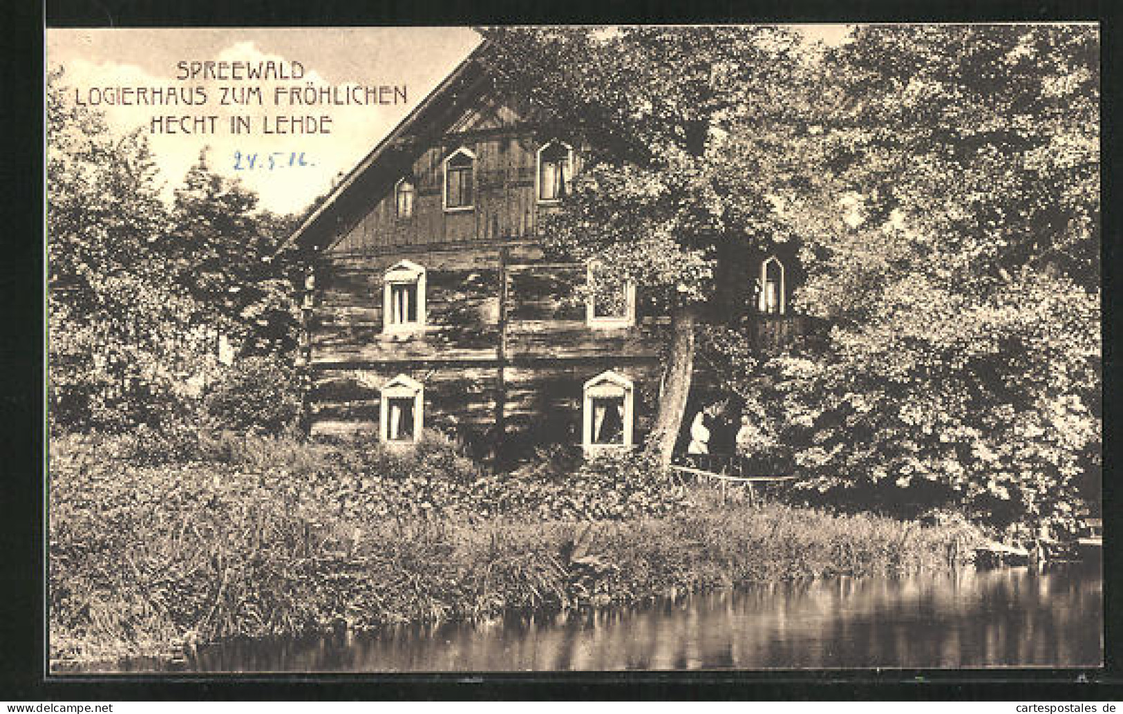 AK Lehde / Spreewald, Gasthaus Zum Fröhlichen Hecht  - Other & Unclassified