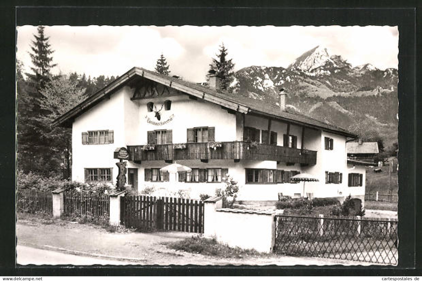 AK Neuhaus Am Schliersee, Hotel Landhaus Hubertus, Bairischzellerstr. 8  - Schliersee