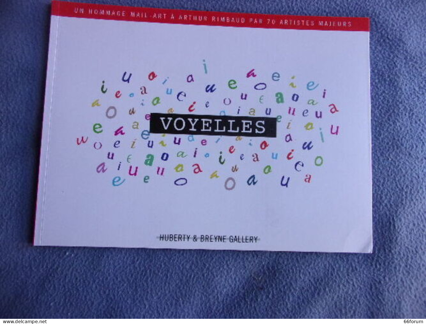 Voyelles - Art