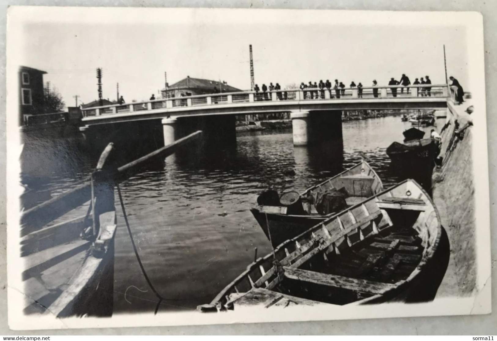 CPSM PALAVAS LES FLOTS 34 Le Nouveau Pont AU VERSO TIMBRE TAXE - Palavas Les Flots