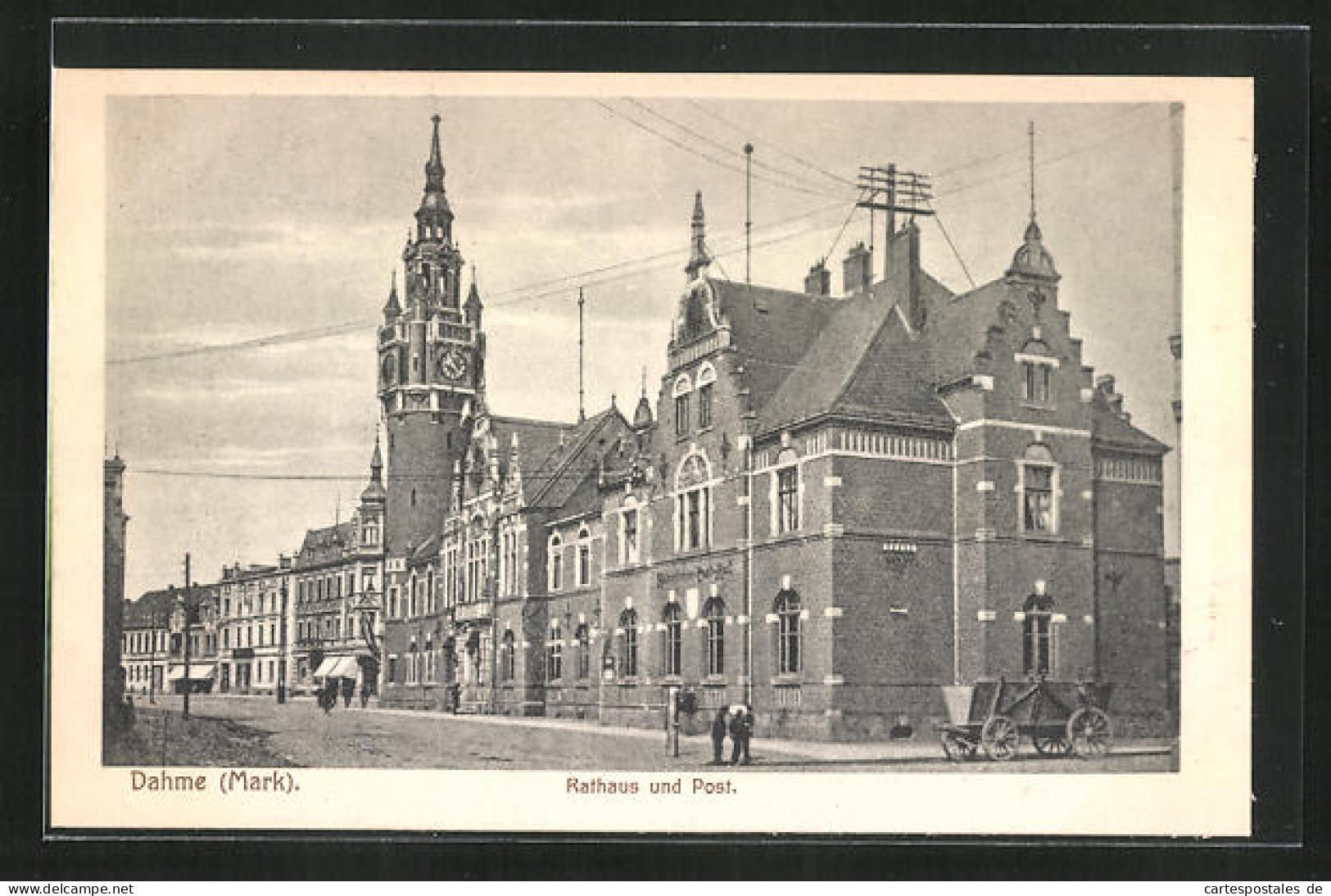 AK Dahme, Rathaus Und Post  - Dahme