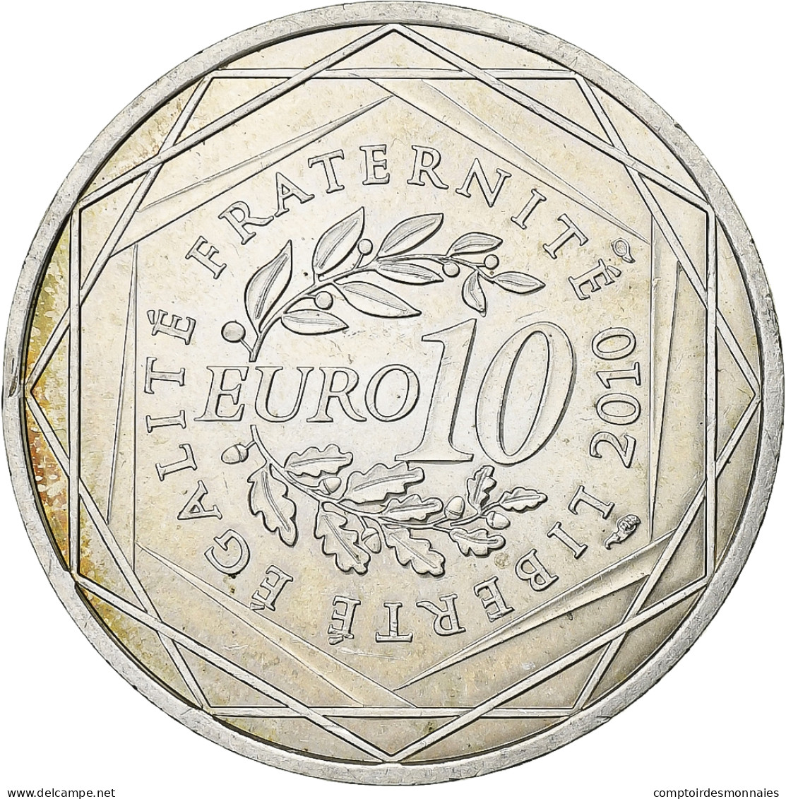 France, 10 Euro, 2010, Paris, Argent, SPL, Gadoury:EU399, KM:1664 - Francia