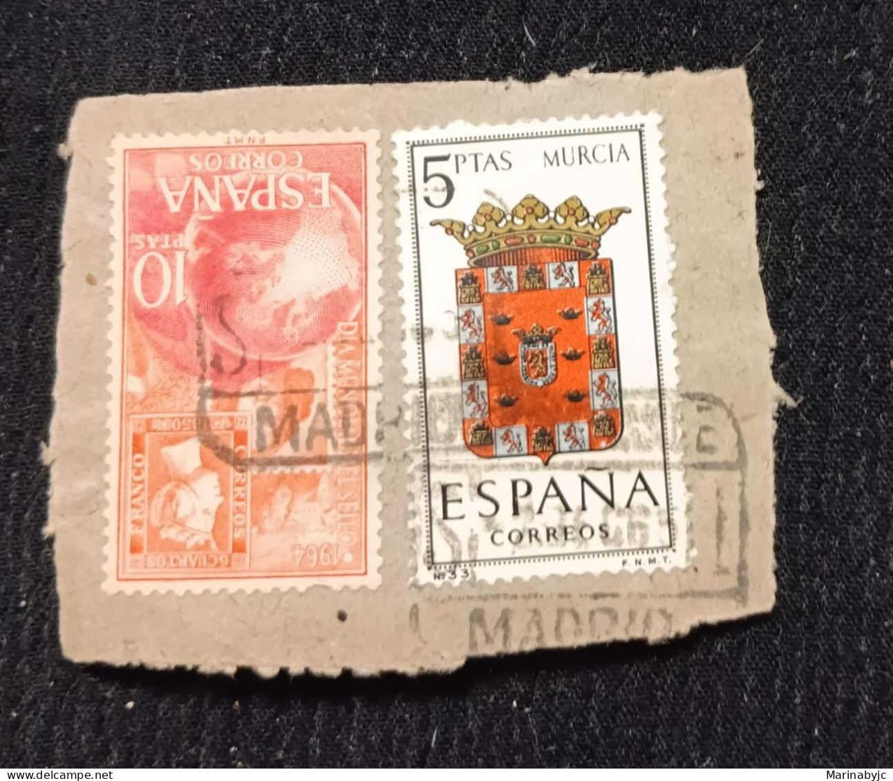 C) 1484, 1506. 1964 SPAIN. SEAL DAY. BFF. SPAIN. MURCIA. BGB. USED. - Andere-Europa