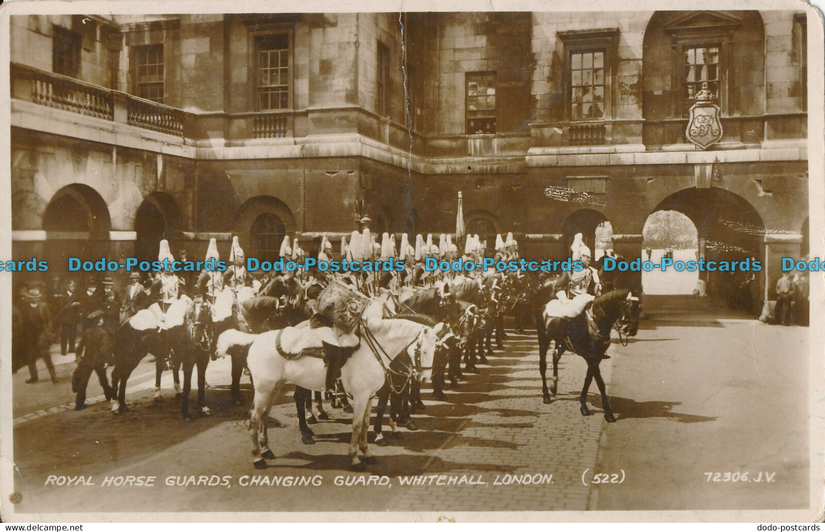 R006095 Royal Horse Guards. Changing Guard. Whitehall. London. Valentine. No 723 - Other & Unclassified