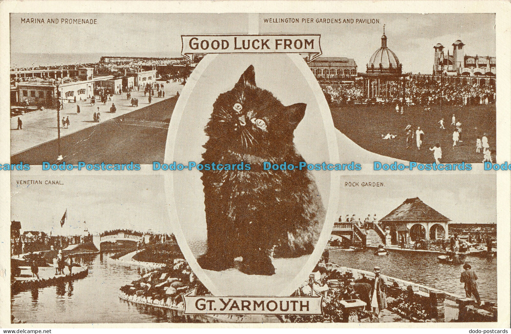 R006949 Good Luck From Gt. Yarmouth. Multi View. 1949 - Monde