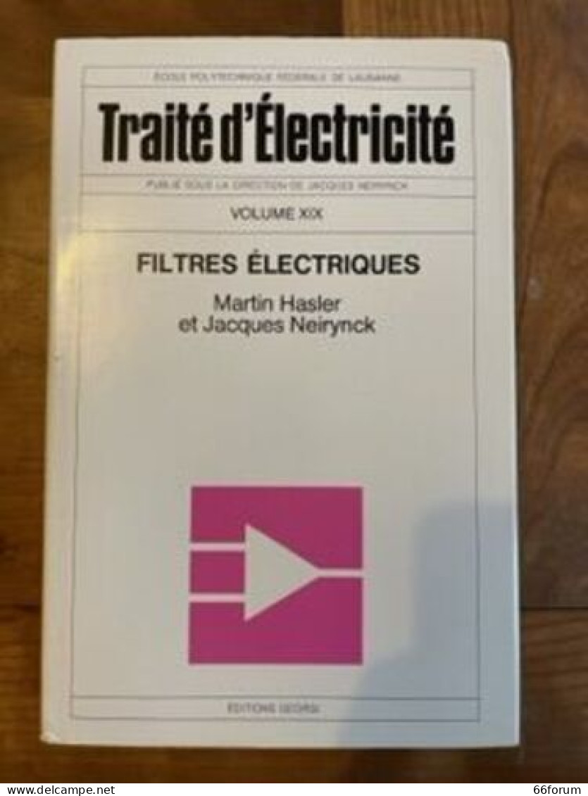 Traité D'électricité. V XIX. Filtres électriques - Sciences