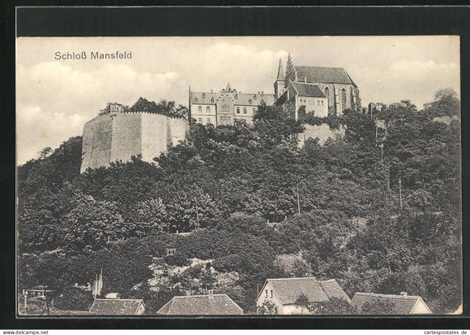 AK Mansfeld, Blick Zum Schloss  - Mansfeld