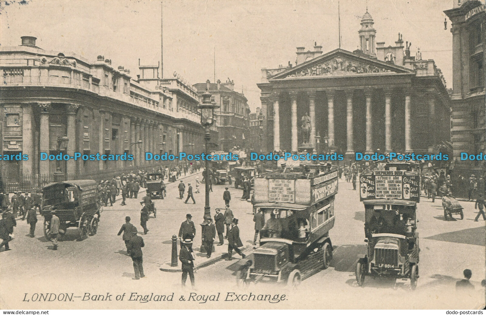 R007042 London. Bank Of England And Royal Exchange. Beagles And Co. 1919 - Other & Unclassified