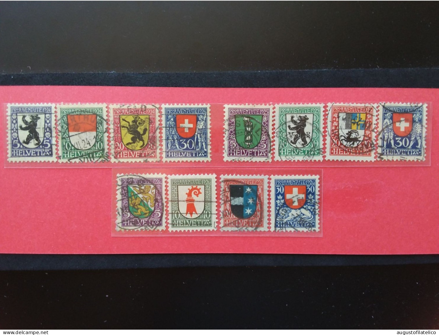 SVIZZERA - Pro Juventute Anni 1924/25/26 - Timbrati + Spese Postali - Used Stamps