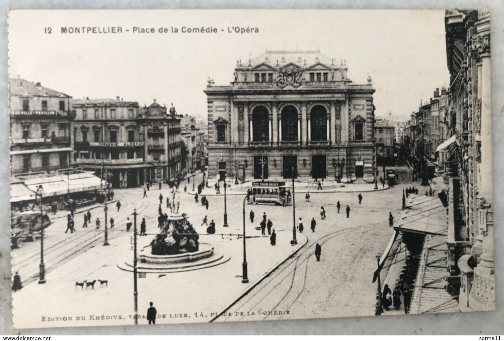 CPA MONTPELLIER 34 Place De La Comédie, L'Opéra - Montpellier