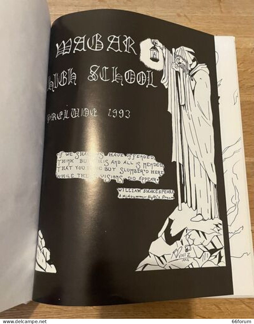 Yearbook Wagar High School Prelude 1993 - Art