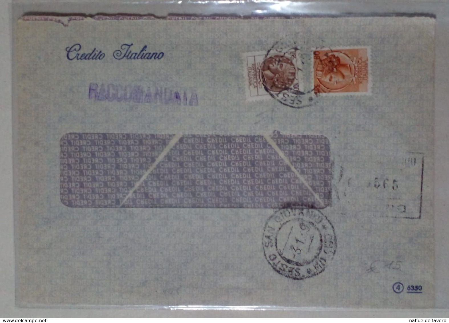 Italie - Enveloppe Circulée Avec Timbres Thématiques De La République Italienne (1931) - Sonstige & Ohne Zuordnung